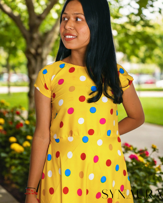 Synaura Polka Dot Summer Dress